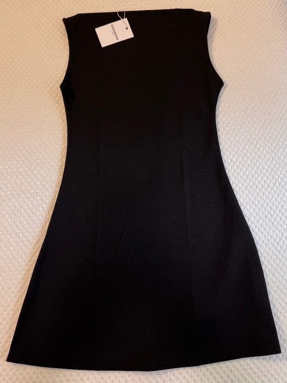 SUSAMUSA JASMINE BLACK MINI DRESS